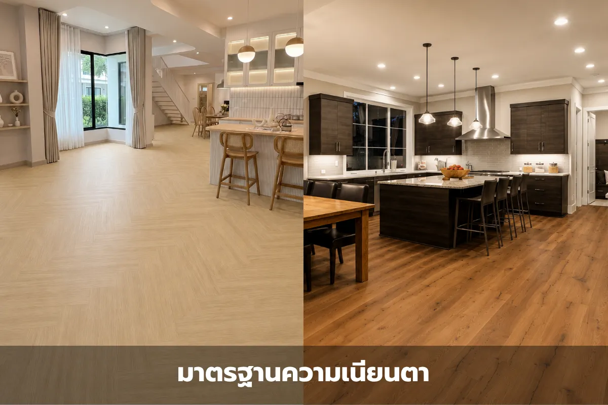 หลักการเลือกสี พื้นลายไม้