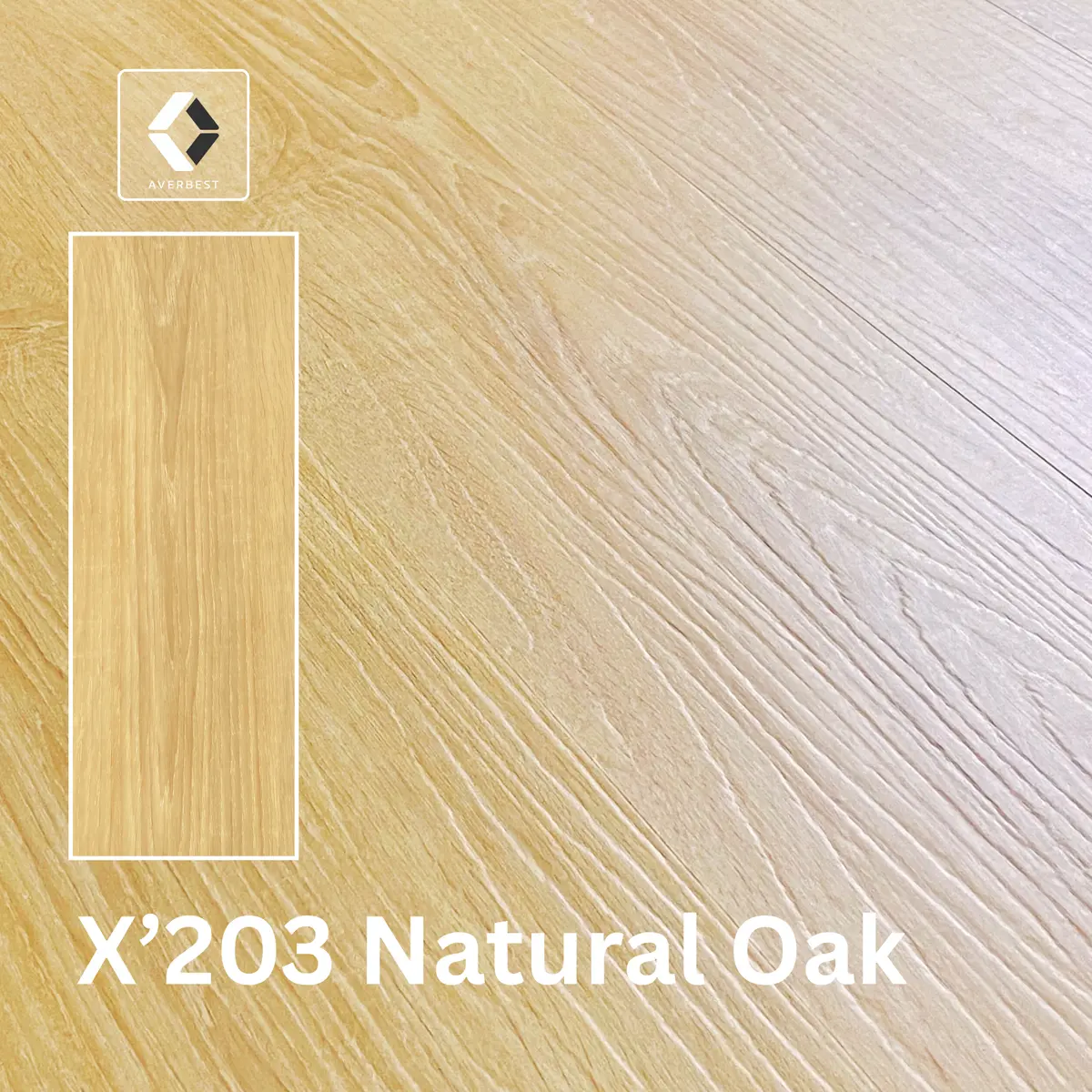 พื้น SPC ลายไม้สี X203-Natural Oak