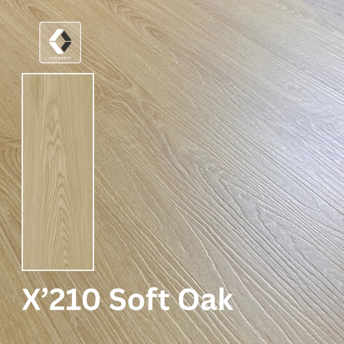 พื้น SPC ลายไม้สี X210-Soft Oak
