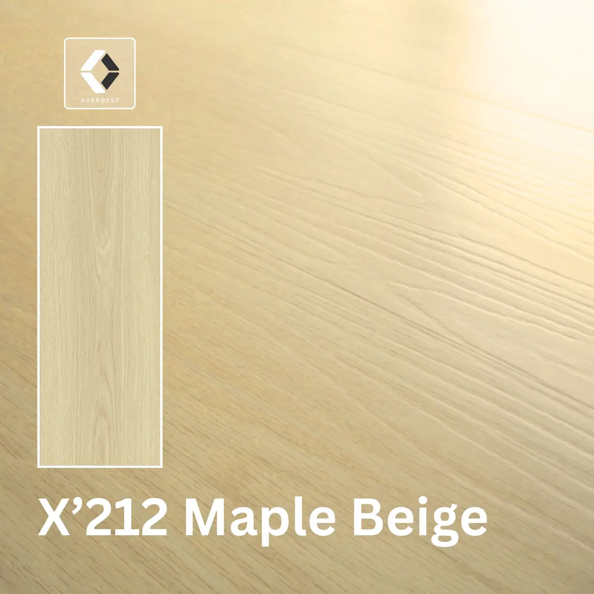 พื้น SPC ลายไม้สี X212-Maple Beige